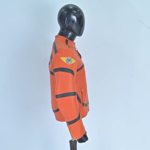Veste matelassée unisexe d'hiver de haute qualité, en cuir véritable, à capuche, coupe-vent, légère, élégante, tendance, de luxe, vente en gros - Product Image 3