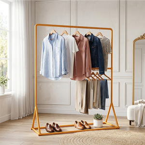 Présentoir de Vêtements Pliable en Métal Robuste et Moderne Bros Display, Support de Présentation Commercial à Niveaux pour Vêtements - Product Image 3