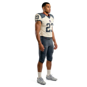 Camiseta de Fútbol Americano para Hombre, Cuello en V, Secado Rápido, Ajustada, 100% Poliéster, Número de Equipo 23, Estampado Sublimado, Bolsillos - Product Image 2