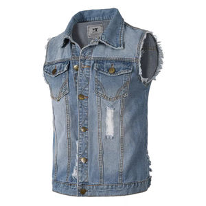 เสื้อกั๊กยีนส์ผู้ชายระบายอากาศได้ดี รุ่นใหม่ล่าสุด คุณภาพสูง 100% ราคาคุ้มค่า ดีไซน์ใหม่ล่าสุดจาก Haus Industries - Product Image 5