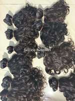 Lots de Cheveux Indiens Bruts Bouclés Type Bébé Remy, Cheveux Humains Naturels Non Traités, Cuticules Alignées, Fournisseur en Gros Direct Usine d'Inde