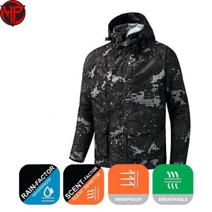 Veste de chasse imperméable Softshell en promotion, durable, extensible dans les deux sens, style formel et fermeture éclair - Product Image 5