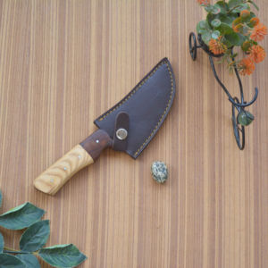 Couteau de poche mini en acier Damas personnalisable, nouveau style OEM, lame fixe à pointe tombante, pour cuisine, extérieur, camping, à prix abordable - Product Image 5