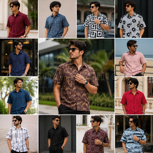 เสื้อเชิ้ตโพลีเอสเตอร์พิมพ์ลายลำลองจากบังคลาเทศ สินค้าสต็อกล้นเกินจากคำสั่งซื้อที่ยกเลิก  ขายส่งแบบยกกระสอบ จัดส่งภายใน 5 วัน จากผู้ผลิต - Product Image 6