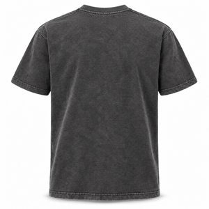 เสื้อยืดคอตตอนเนื้อหนัก 280gsm ทรงเรียบง่าย สไตล์เฮอริเทจ คอริบหนา ผ่านกระบวนการซักด้วยถ่านไม้แร่ - Product Image 2