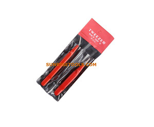 Juego de Pinzas SUNTOOLS/STIPL de 2 Piezas, Acero Inoxidable, Mango Rojo, Corte Baguette Cónico, para Joyería y Manualidades - Product Image 2