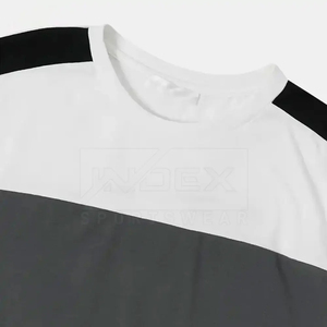 เสื้อยืดผู้ชาย JNOEX ทรงสปอร์ต คอโอ แขนสั้น แห้งเร็ว ทรงปกติ ผ้าถักโพลีเอสเตอร์ - Product Image 2