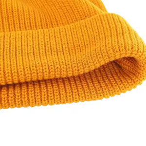 Minimal Beanie <b>Hat</b> Plain Knit Beanie <b>Hat</b> Soft Warm <b>Winter</b> Casual Outdoor Simple Fashion Style - Product Image 3