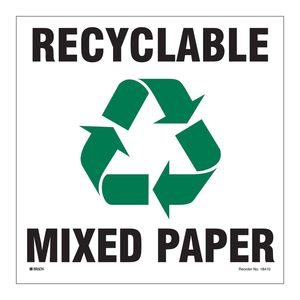 Étiquettes en papier autocollantes recyclables Brady pour usage général et industriel - Product Image 3