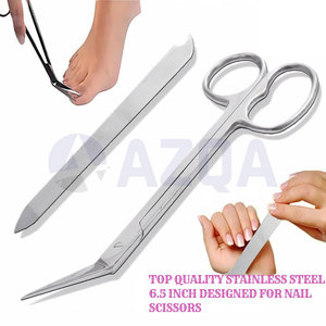 Stainless Steel Ingrown Toenail Care <b>Kit</b> with <b>Nail</b> File Tweezers and Precision Scissors for Manicure and Pedicure - Product Image 4