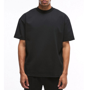 เสื้อยืดผู้ชายคอตตอน 100% พรีเมียมขายส่ง ทรงหลวม โอเวอร์ไซส์ ผ้าหนา ระบายอากาศดี ไม่ยับ รับสั่งทำ - Product Image 1