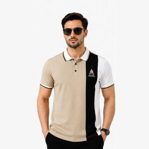เสื้อโปโลพรีเมียมสำหรับผู้ชาย เนื้อผ้าระบายอากาศได้ดี ทรงทันสมัย สวมใส่สบาย เหมาะสำหรับใส่ลำลองและกิจกรรมกลางแจ้ง - Product Image 1