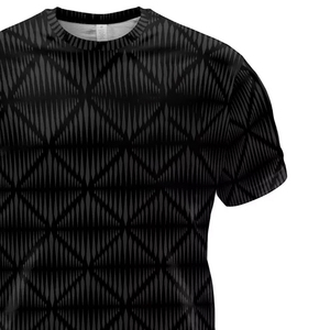 Camiseta de Manga Corta con Cuello Redondo para Hombre, Logotipo Frontal Sólido, Corte Regular, Estilo Casual, 100% Poliéster Transpirable, Estampado Digital - Product Image 1
