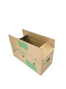 Luxury High Quality Eco-Friendly Recyclable Corrugated Paper Rigid Carton Box for Fresh Fruit Feed Flour Packaging Customized - Product Image 3