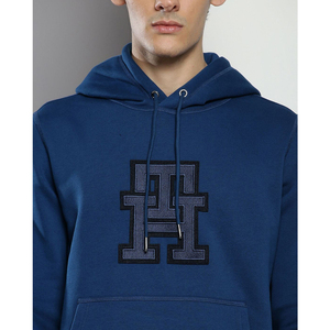 Sweat à capuche pour homme en coton épais, coupe oversize, avec patch brodé coupé sur mesure, imprimé personnalisé, de qualité supérieure et de luxe - Product Image 6