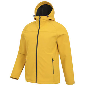 Windbreaker Waterproof Autumn Woolen Stand Collar Formal Solid Softshell Pullover Jacket for Unisex Hiking Running - Product Image 4
