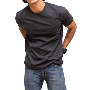 Camiseta Lisa Oversize para Hombre al por Mayor, 100% Algodón, Hombro Caído, Estilo Casual Urbano, Fabricante de Ropa OEM con Logotipo Personalizado - Product Image 3