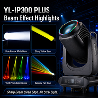 Projecteur laser mobile 300W IP66 étanche pour extérieur avec DMX512 RDM, faisceau de 1,8 degré pour concerts, événements, éclairage de scène et spectacles
