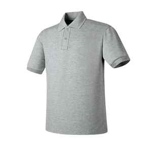 เสื้อโปโลสีดำและสีเขียวสำหรับผู้ชาย ปักโลโก้ เสื้อยืดคอตตอนผู้ชาย เสื้อโปโลชาย ขาย - Product Image 4