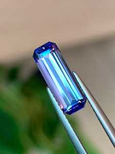 Pierre précieuse tanzanite bleue naturelle, taillée, provenant de Tanzanie, pour la fabrication de bijoux, bagues, pendentifs, vente en gros - Product Image 1
