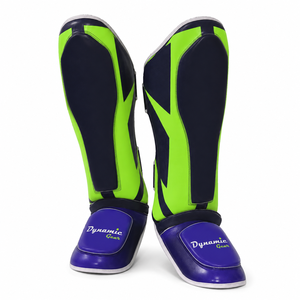 New Arrival High Quality Leather Shin Guards Professional Protection Hook and Loop Closure Latest Design Leather Made Shin Guard - Product Image 4