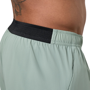 Pantalones Cortos Deportivos de Malla Verde Menta para Hombre, Cintura Elástica, para Gimnasio, Entrenamiento, Correr, Ropa Deportiva Ligera - Product Image 5
