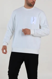 เสื้อสเวตเชิ้ตผู้ชายสำหรับฤดูหนาวจากโรงงานผู้ผลิต ผ้าโพลีเอสเตอร์ 100% ป้องกันรังสียูวี แห้งเร็ว คอกลม แขนยาว ทรงปกติ น้ำหนัก 180 กรัม - Product Image 5