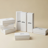 Cajas de Empaque con Logotipo Personalizado al por Mayor - Cartón Reutilizable, Reciclable, Portátil, Diseño Moderno y de Lujo, Laminación Mate, Color Personalizado
