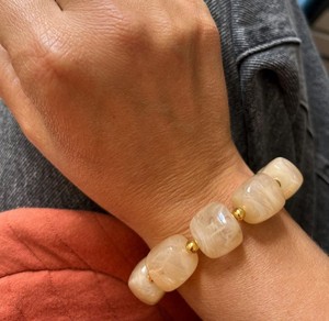 Bracelet vintage en résine écologique à perles rondes, cadeau pour femme, mode rétro, produit transfrontalier très vendu, artisanat intemporel fait main - Product Image 6