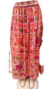 Haute qualité nouveau Style de mode coton femmes robes jupes longues décontracté uni personnalisé Western hippy bohème jupes - Product Image 2