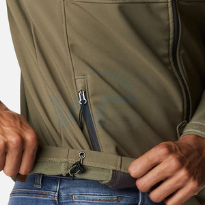 Veste softshell pour homme de qualité supérieure avec logo personnalisé sur le devant, respirante, écologique, nouvelle arrivée, la meilleure - Product Image 6
