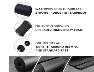 PROFIT SPORTS Almohadilla de Neopreno Antideslizante para Barra de Pesas, para Sentadillas y Elevaciones de Cadera, Protección para Cuello y Hombros - Product Image 4