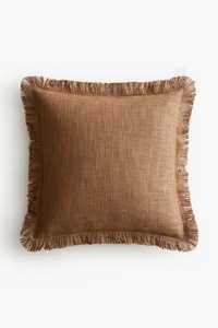 100% Cotton Woven Herringbone Fringe Pillow Covers Decorative Boho Farmhouse <b>Cushion</b> Covers for Sofa Living Room - Product Image 4