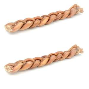 TIMELESS CRAFT Palitos de Masticación Naturales Trenzados Premium para Perros, Masticables Resistentes, Carne de Res Orgánica Sin Azúcar, Estilo Animal - Product Image 1