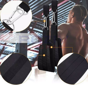 Sangles de soutien du coude en néoprène confortables et respirantes, réglables, pour entraînement en salle de sport unisexe, croissance musculaire double, force accrue, suspension - Product Image 4