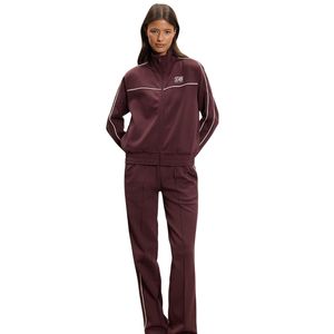 <b>Women</b>’s Sports Track <b>Jacket</b> Piping Detail Full Zip Athletic Training Outerwear Custom Teamwear Activewear for Running Workout - Product Image 1