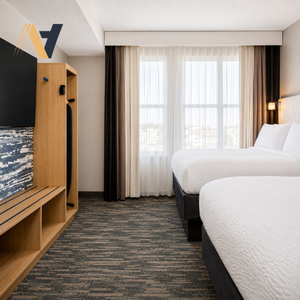 เฟอร์นิเจอร์ห้องพักโรงแรมสไตล์หรูหราแบบ Garner Inn - เฟอร์นิเจอร์ห้องพักประหยัดพื้นที่ทำจาก MDF/HPL - โซลูชั่นการผลิตแบบ OEM/ODM จากเวียดนาม - Product Image 1