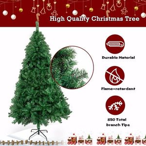 5 FT Unlit Christmas Pine Tree with 500 Branch Tips and Sturdy Metal Stand for Office or Home Use for Office or Home Use - Product Image 5