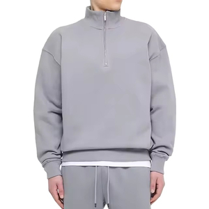 Sweat-shirt pour homme de qualité supérieure, très demandé, à demi-zip, à quart de zip, court, ou pull à demi-zip - Product Image 1