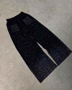 Custom logo Sports Pants <b>Men's</b> Trousers Casual Baggy <b>Jeans</b> <b>Men</b> Wide Leg Pants <b>Men's</b> Solid Loose Straight Breathable Sweatpants - Product Image 2