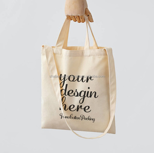 Bolsa de Mano Ecológica de Lona de Algodón con Dos Asas, Estampados Personalizados, Bolso de Mano para Mujer para Compras, Viajes y Uso Diario - Product Image 1