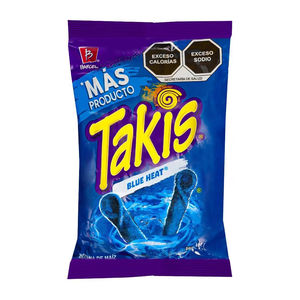 Chips de maíz enrollados con chile picante Takis Fuego en paquetes familiares de 200g para venta al por mayor y distribución en tiendas y clubes. - Product Image 2