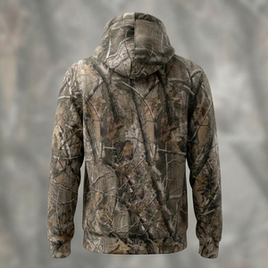 Sudadera con Capucha de Felpa Francesa con Estampado de Camuflaje de la Selva Personalizada, Sudadera Informal para Hombre y Mujer, Sudadera de Calle, Mezcla de Algodón, Top Cómodo - Product Image 3