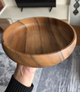 High Quality Handcrafted Polished <b>Bamboo</b> <b>Bowl</b> | Eco-Friendly Durable Dishwasher Safe Serving <b>Bowl</b> for Salad Fruit Kitchen Use - Product Image 2