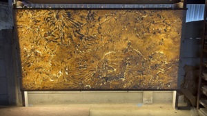 Flatstone Designs TB2 Tan Brown Translucent Natural Stone Veneer <b>Sheet</b> Soft Illuminated Backlit Finish for Modern Interior <b>Walls</b> - Product Image 6