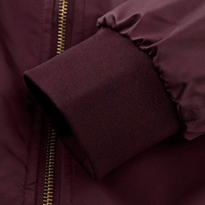 Custom Made Oversized Hooded Bomber Jacket Canvas Fabric Low MOQ OEM Service Front Logo Design High Street Style Bomber Jacket - Product Image 6
