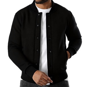 เสื้อแจ็คเก็ตวาร์ซิตี้ผู้ชายคุณภาพพรีเมียม กันน้ำ ผ้าถัก แขนหนัง แต่งขนเฟลซ สไตล์ไฮสตรีท สำหรับฤดูหนาว ขายส่ง - Product Image 1