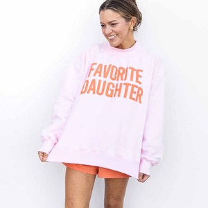 Sweat-shirts en polaire à manches longues pour fille, style streetwear, col montant, en spandex, coupe oversize, pour l'hiver, modèle préféré des sororités, OEM, école Theta Chi - Product Image 2