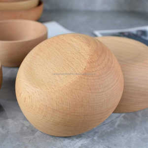 Nuevo Diseño Moderno y Ecológico, Tazón para Ensalada de Madera de Acacia Pulida Lisa con Acabado Natural - Product Image 4