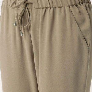 Pantalon de survêtement pour femme de haute qualité pour l'hiver, en polyester/coton épais, avec design à lacets plats, coupe large et oversize - Product Image 6